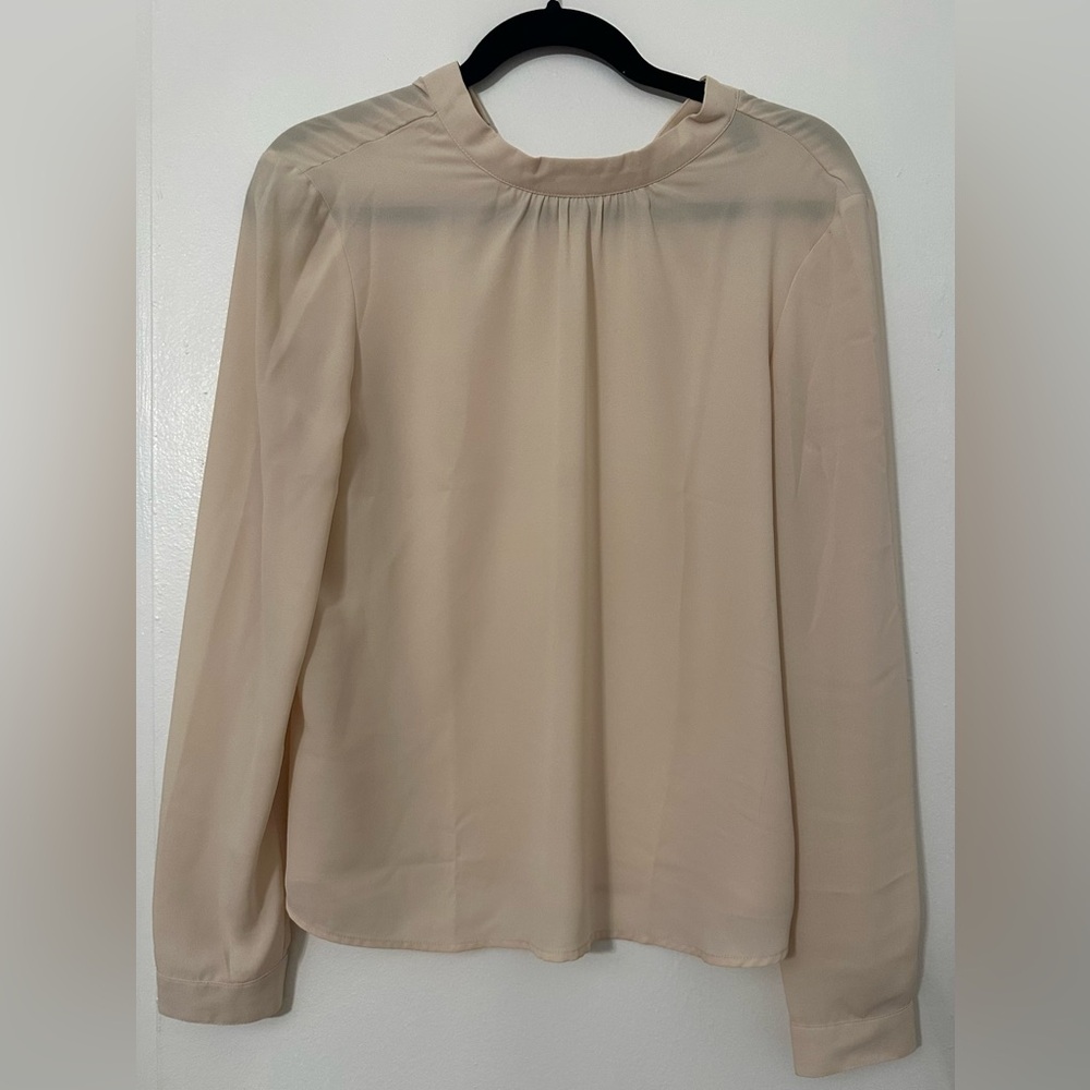 Elegant Cream Women's Blouse